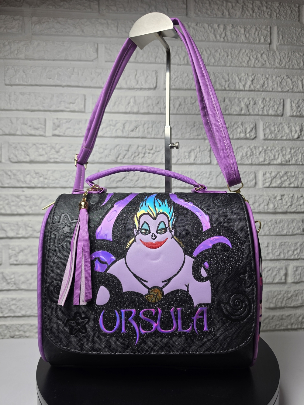 New Ursula Purple Accent Dome Satchel - Women Bags